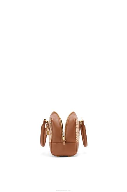 Tan/Pecan Amazona 23 in Anagram jacquard and calfskin Loewe 84PR162 Women