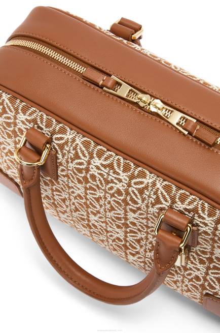 Tan/Pecan Amazona 23 in Anagram jacquard and calfskin Loewe 84PR162 Women