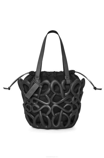 Black Anagram inflated basket in light foam rubber Loewe 84PR113 Women