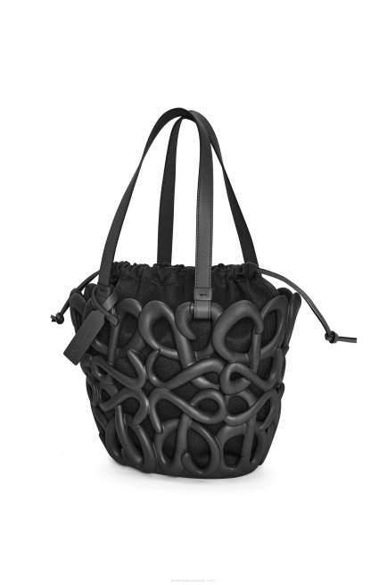Black Anagram inflated basket in light foam rubber Loewe 84PR113 Women