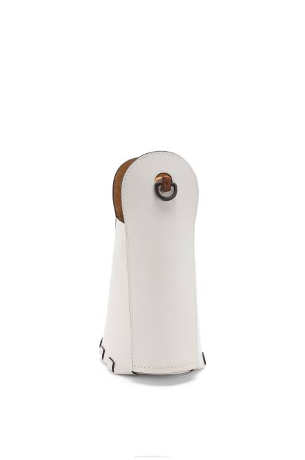 Soft White Bamboo bucket bag in calfskin Loewe 84PR178 Women