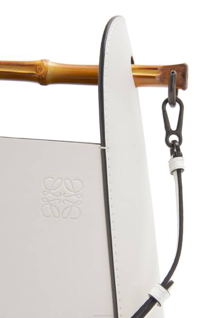 Soft White Bamboo bucket bag in calfskin Loewe 84PR178 Women