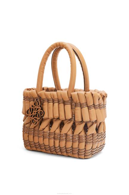 Warm Desert Small Tubular Basket in nappa lambskin Loewe 84PR93 Women