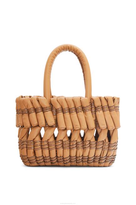 Warm Desert Small Tubular Basket in nappa lambskin Loewe 84PR93 Women