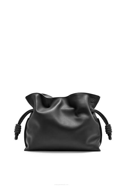 Black Flamenco clutch in nappa calfskin Loewe 84PR362 Women