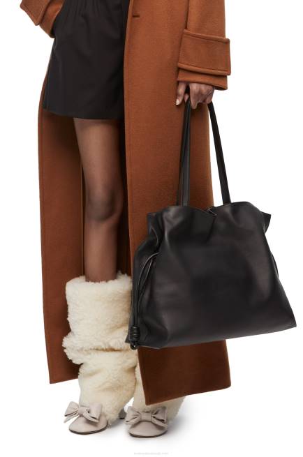 Black XL Flamenco bag in nappa calfskin Loewe 84PR410 Women