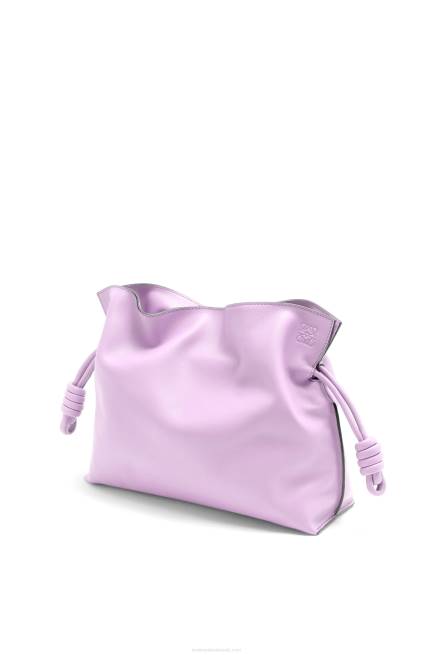 Bloom Orchid Flamenco clutch in nappa calfskin Loewe 84PR628 Women