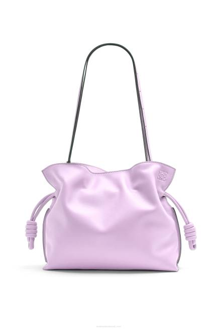 Bloom Orchid Flamenco clutch in nappa calfskin Loewe 84PR628 Women