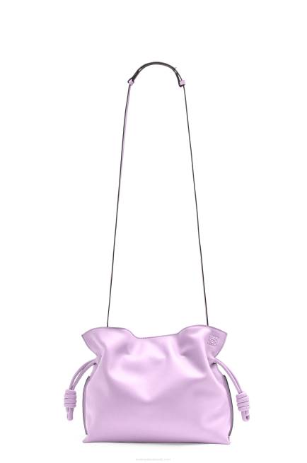 Bloom Orchid Flamenco clutch in nappa calfskin Loewe 84PR628 Women