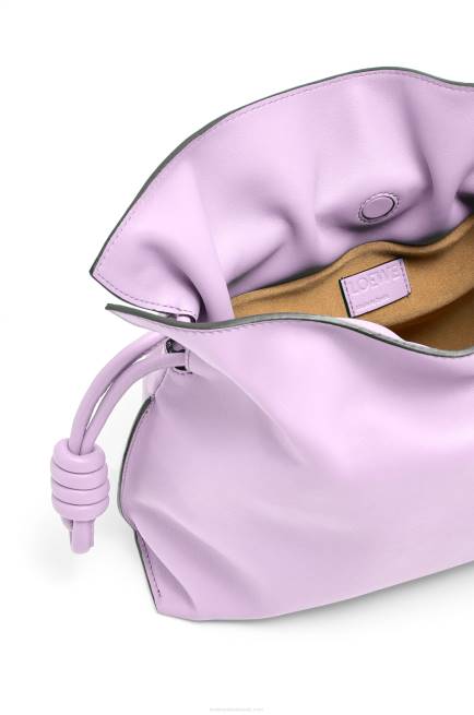 Bloom Orchid Flamenco clutch in nappa calfskin Loewe 84PR628 Women