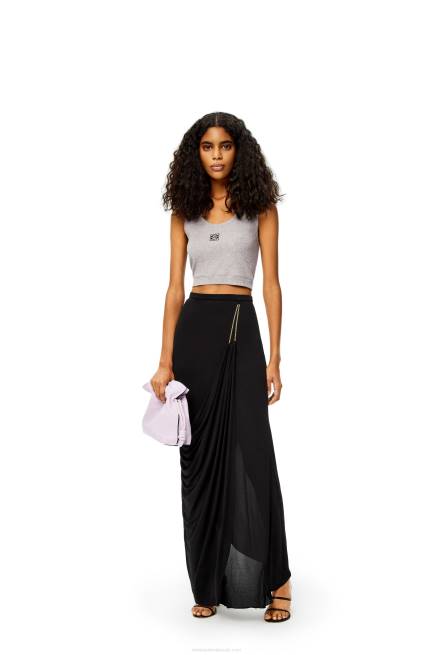 Bloom Orchid Flamenco clutch in nappa calfskin Loewe 84PR628 Women