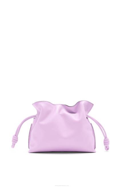 Bloom Orchid Mini Flamenco clutch in nappa calfskin Loewe 84PR559 Women