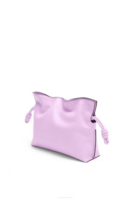 Bloom Orchid Mini Flamenco clutch in nappa calfskin Loewe 84PR559 Women