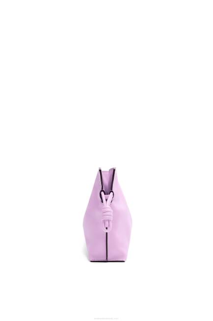 Bloom Orchid Mini Flamenco clutch in nappa calfskin Loewe 84PR559 Women