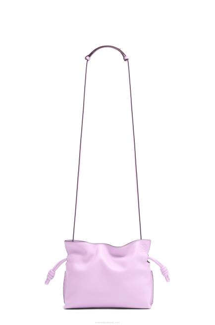 Bloom Orchid Mini Flamenco clutch in nappa calfskin Loewe 84PR559 Women