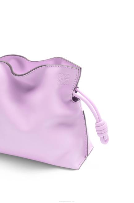 Bloom Orchid Mini Flamenco clutch in nappa calfskin Loewe 84PR559 Women