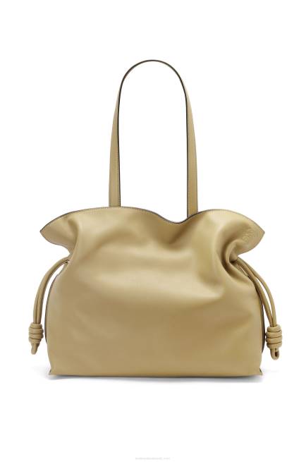 Clay Green Large Flamenco clutch in nappa calfskin Loewe 84PR423 Women