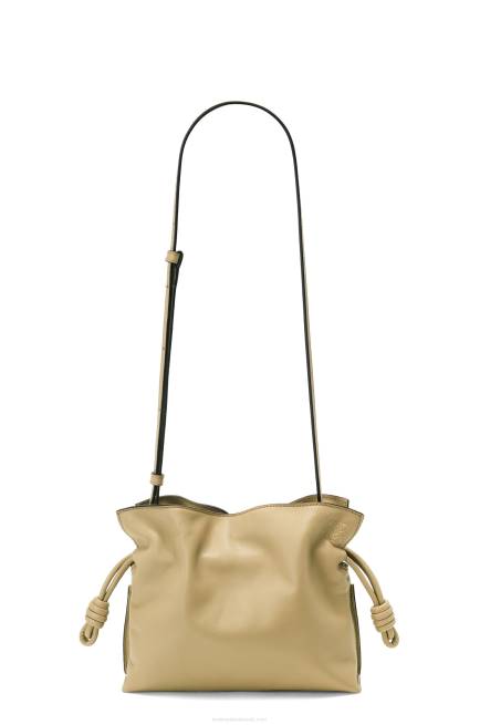 Clay Green Mini Flamenco clutch in nappa calfskin Loewe 84PR217 Women