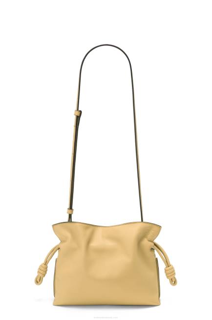Dark Butter Mini Flamenco clutch in nappa calfskin Loewe 84PR208 Women