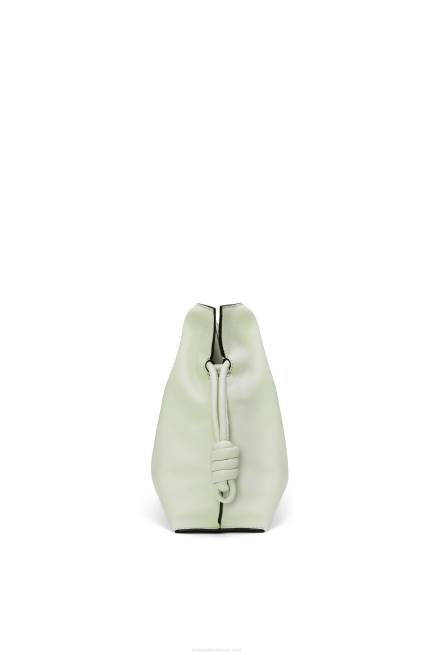 Light Celadon Flamenco clutch in nappa calfskin Loewe 84PR426 Women