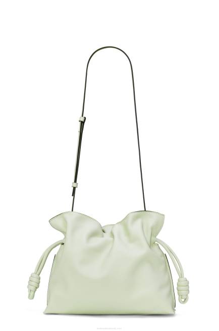 Light Celadon Flamenco clutch in nappa calfskin Loewe 84PR426 Women