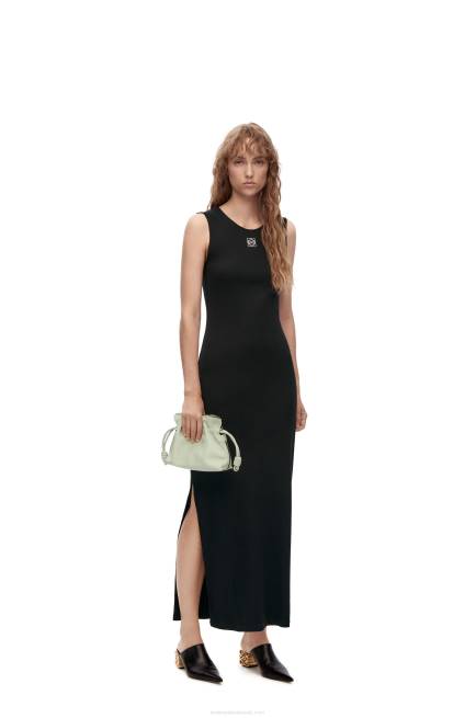 Light Celadon Mini Flamenco clutch in nappa calfskin Loewe 84PR205 Women
