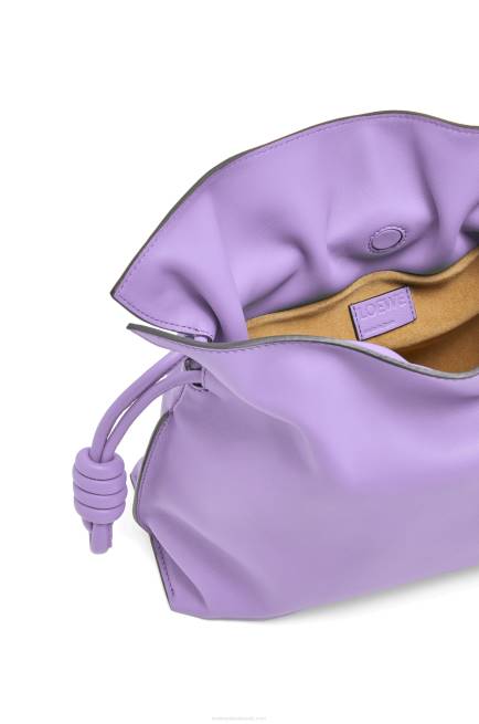 Light Mauve Flamenco clutch in nappa calfskin Loewe 84PR388 Women