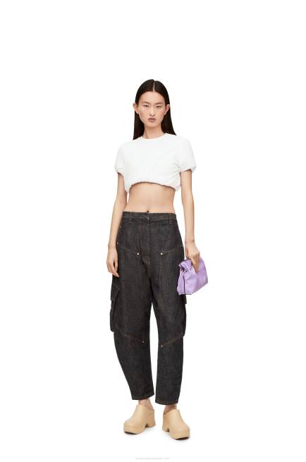 Light Mauve Mini Flamenco clutch in nappa calfskin Loewe 84PR204 Women