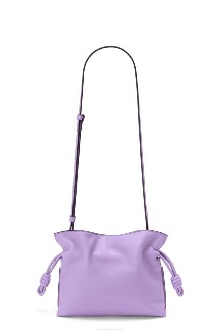 Light Mauve Mini Flamenco clutch in nappa calfskin Loewe 84PR204 Women