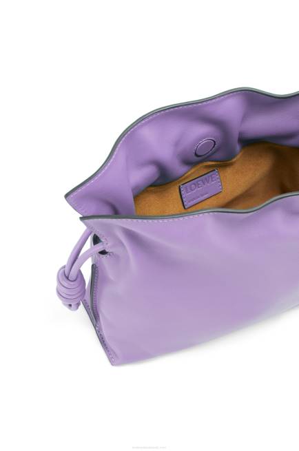 Light Mauve Mini Flamenco clutch in nappa calfskin Loewe 84PR204 Women