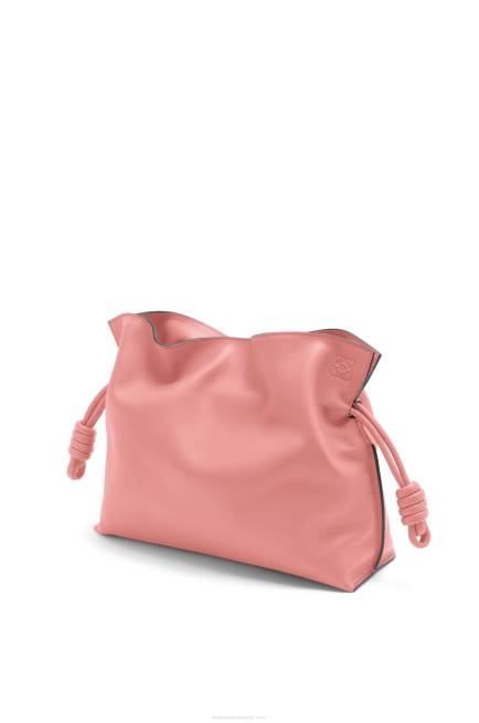 Peach Bloom Flamenco clutch in nappa calfskin Loewe 84PR447 Women