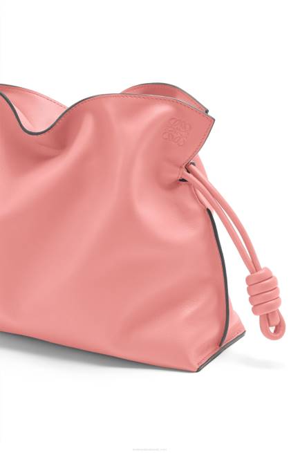 Peach Bloom Flamenco clutch in nappa calfskin Loewe 84PR447 Women