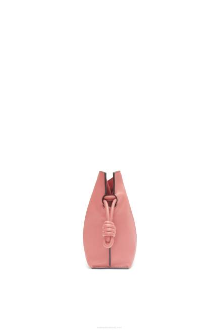 Peach Bloom Mini Flamenco clutch in nappa calfskin Loewe 84PR267 Women
