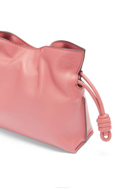 Peach Bloom Mini Flamenco clutch in nappa calfskin Loewe 84PR267 Women