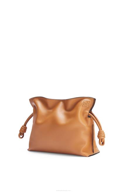 Warm Desert Mini Flamenco clutch in nappa calfskin Loewe 84PR216 Women