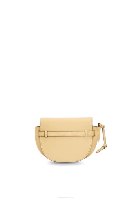 Butter Mini Gate Dual bag in soft calfskin and jacquard Loewe 84PR209 Women