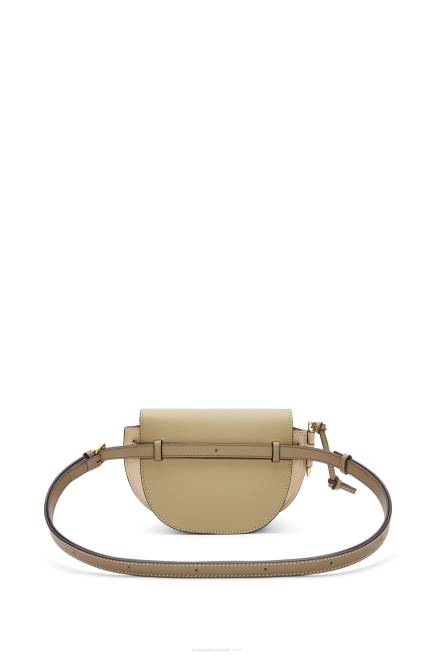 Clay Green/Dusty Beige Mini Gate Dual bag in soft calfskin Loewe 84PR240 Women