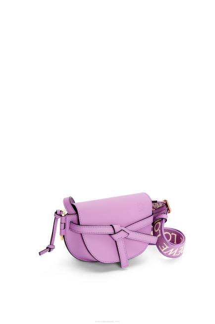 Guimauve Mini Gate Dual bag in soft calfskin and jacquard Loewe 84PR196 Women