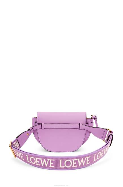 Guimauve Mini Gate Dual bag in soft calfskin and jacquard Loewe 84PR196 Women