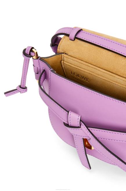 Guimauve Mini Gate Dual bag in soft calfskin and jacquard Loewe 84PR196 Women
