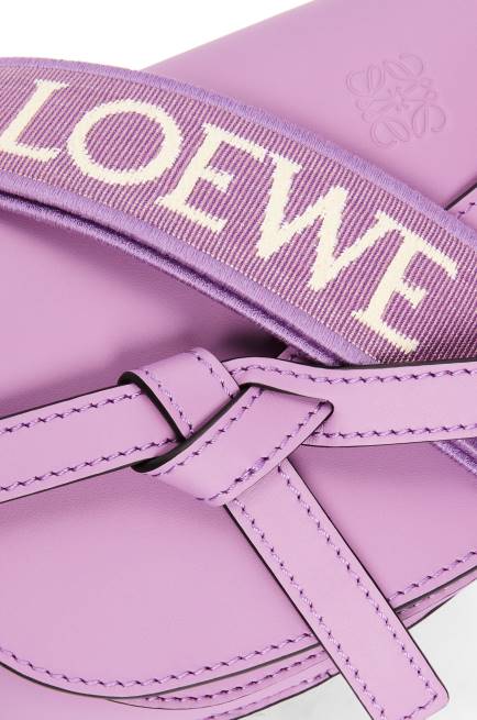 Guimauve Mini Gate Dual bag in soft calfskin and jacquard Loewe 84PR196 Women