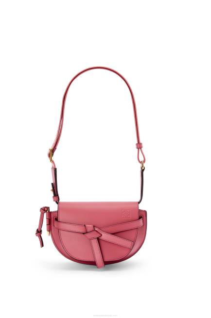 Plumrose Mini Gate Dual bag in soft calfskin and jacquard Loewe 84PR265 Women