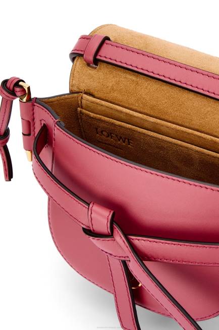 Plumrose Mini Gate Dual bag in soft calfskin and jacquard Loewe 84PR265 Women
