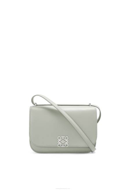 Ash Grey Goya bag in silk calfskin Loewe 84PR507 Women