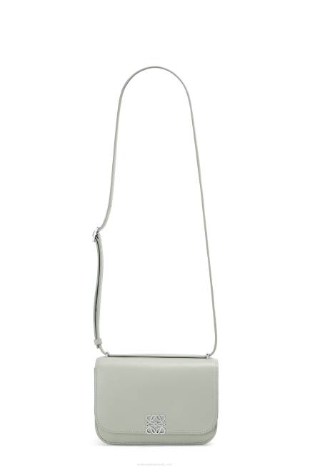 Ash Grey Goya bag in silk calfskin Loewe 84PR507 Women