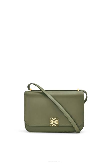 Avocado Green Goya bag in silk calfskin Loewe 84PR301 Women