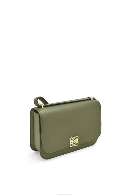 Avocado Green Goya bag in silk calfskin Loewe 84PR301 Women