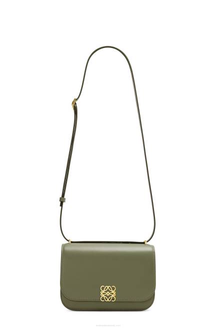 Avocado Green Small Goya bag in silk calfskin Loewe 84PR307 Women