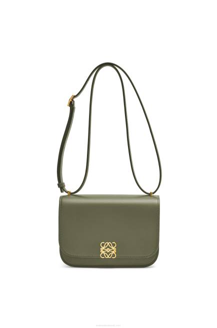 Avocado Green Small Goya bag in silk calfskin Loewe 84PR307 Women