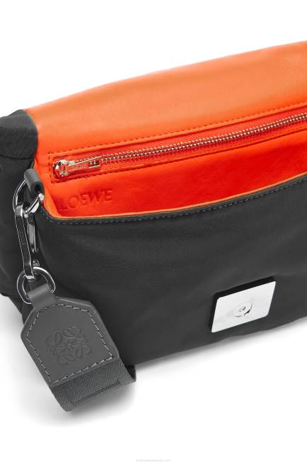 Black Mini Puffer Goya bag in nylon Loewe 84PR311 Women